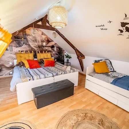 Double Appart Honfleur 14pers Parking Netflix Appartamento *